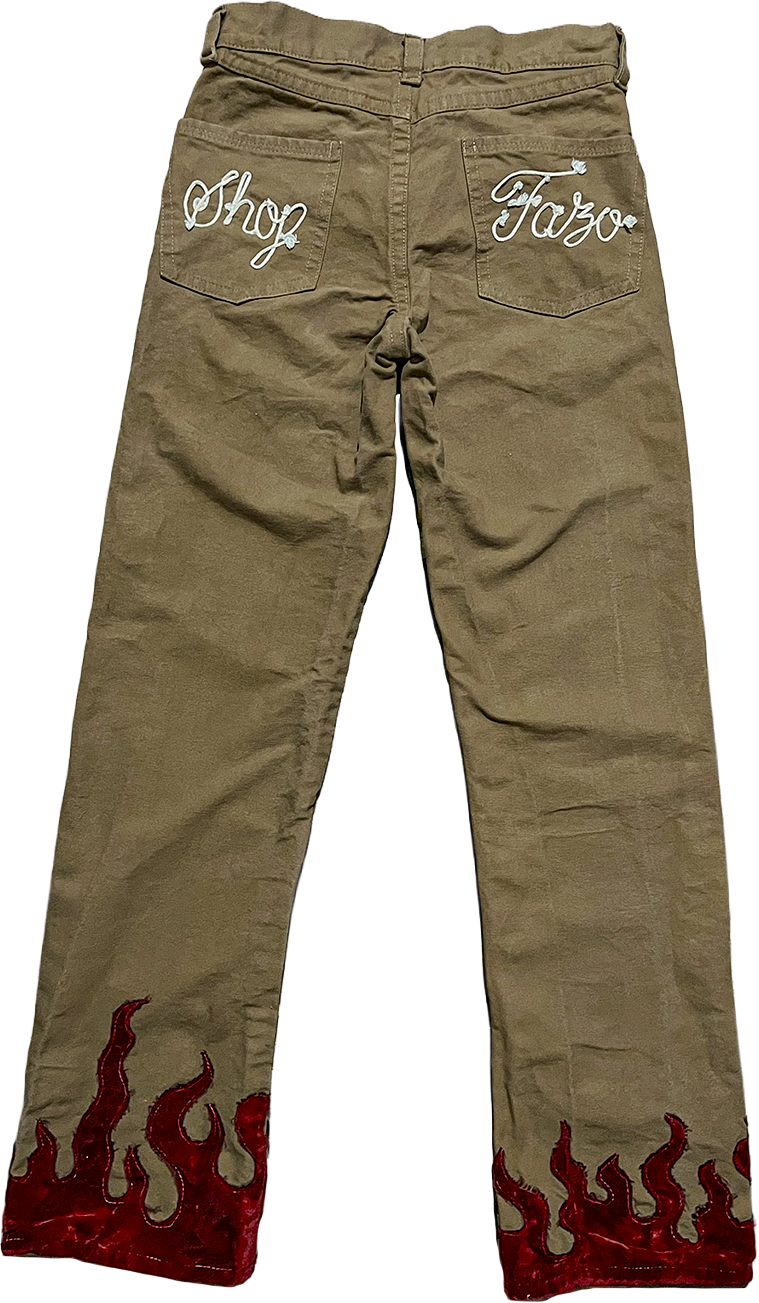 "FLAME ON" PANTS