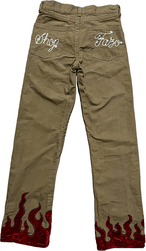 "FLAME ON" PANTS
